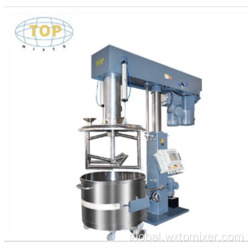 Powerful Dual Planetary Mixer Hydraulic Lift High Speed Dispersion Mixer Factory